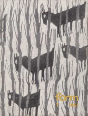 FORM Magazine 1961.1