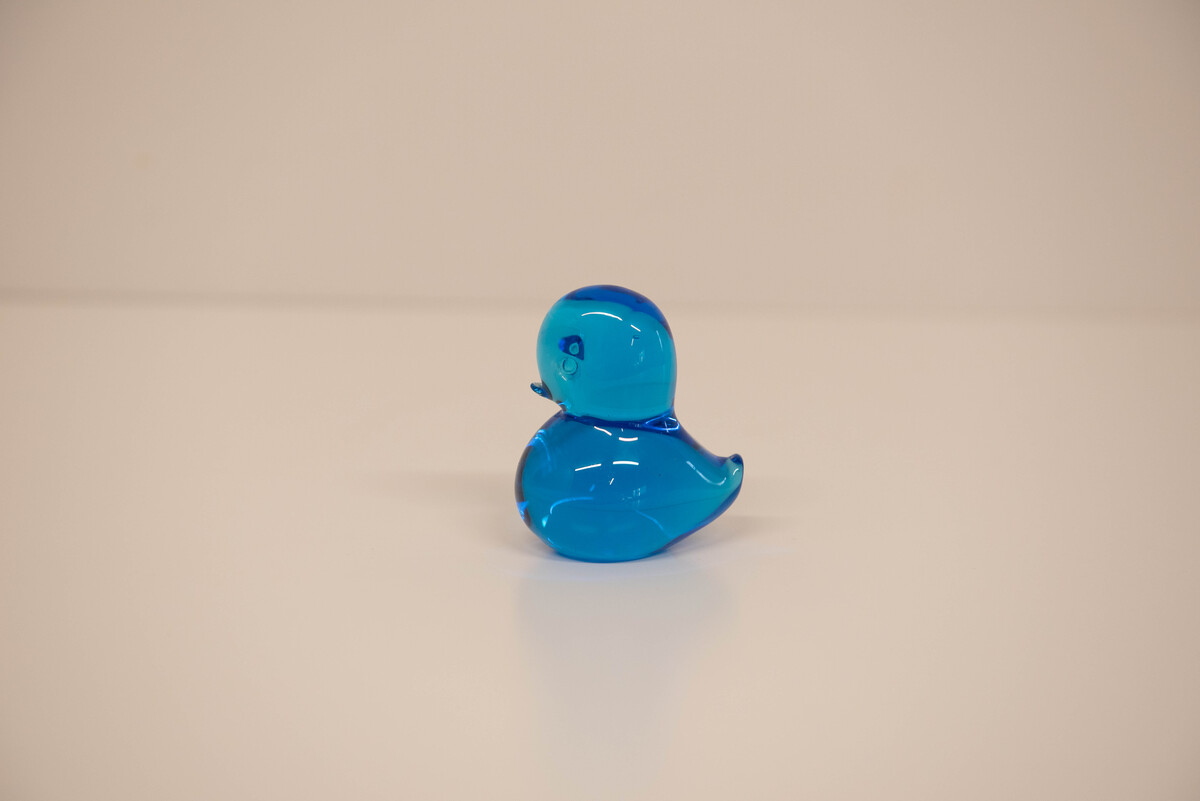 Glass Figure/Blue birds 3pcs set
