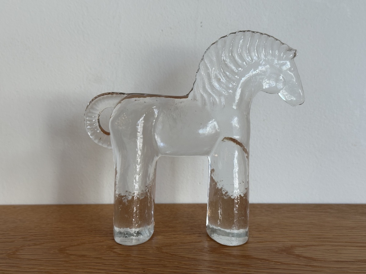 Glass Figure Zoo Series Horse for Costa Boda