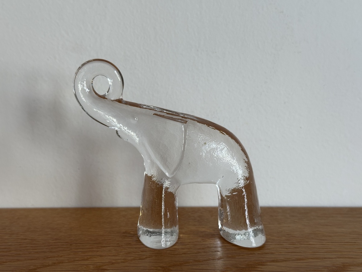 Glass Figure Zoo Series Elephant for Costa Boda