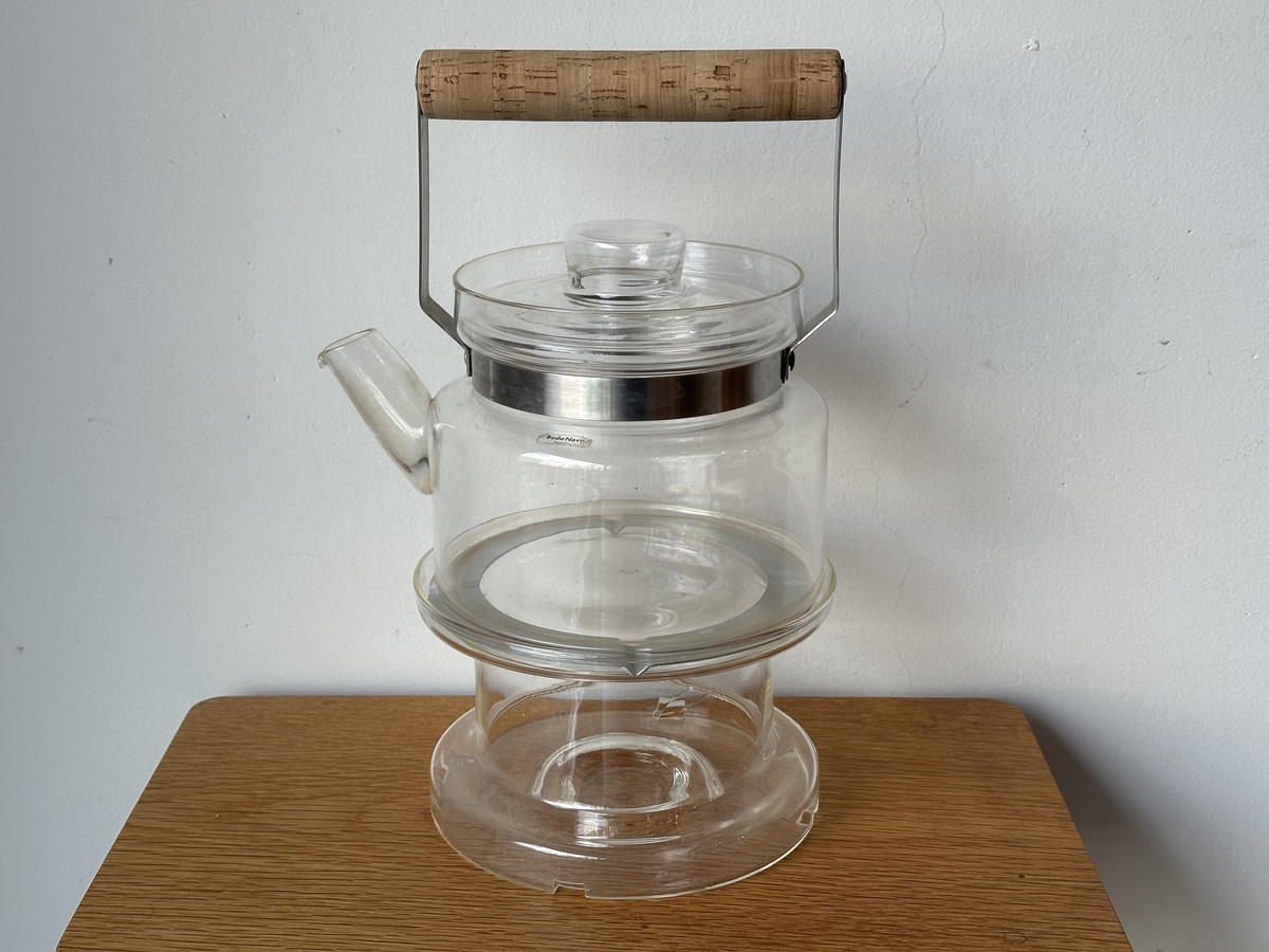 Glass Tea Pot&Warmer by Signe Persson-Melin for Boda Nova 